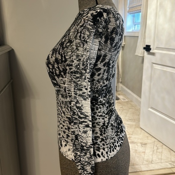 All Saints Haruko semi sheer women’s cotton blend top size 6 - Picture 3 of 8